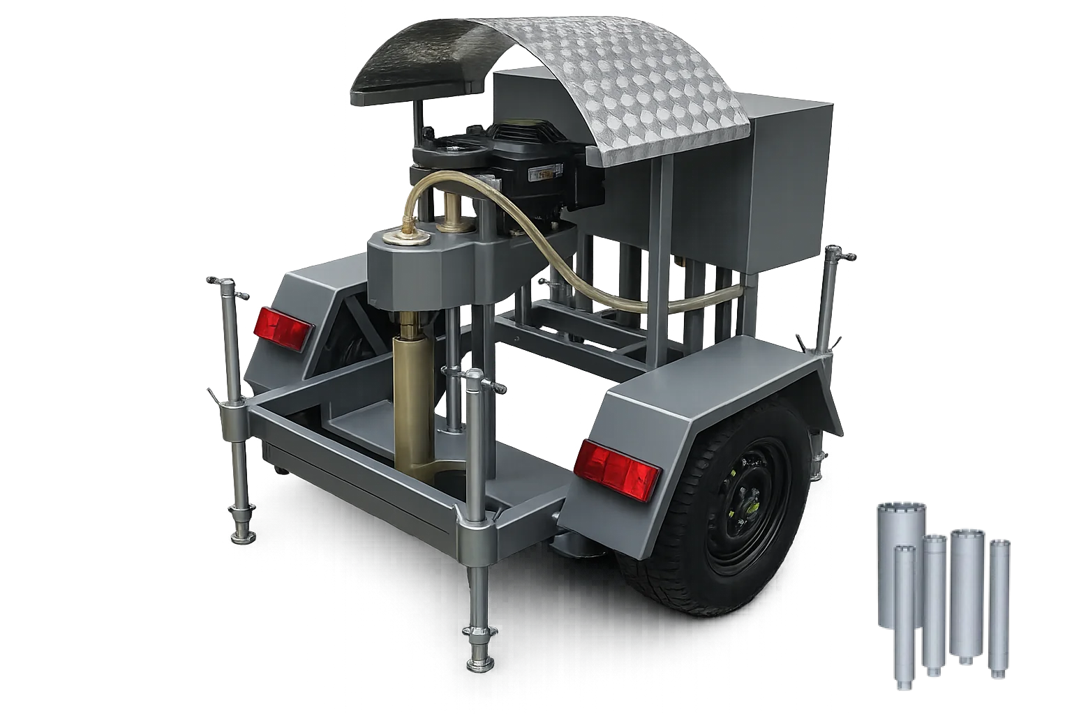 Coring Machine - Trailer Mounted